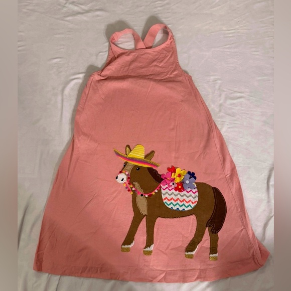 Mini Boden Other - Mini Boden Pink with Horse Appliqué